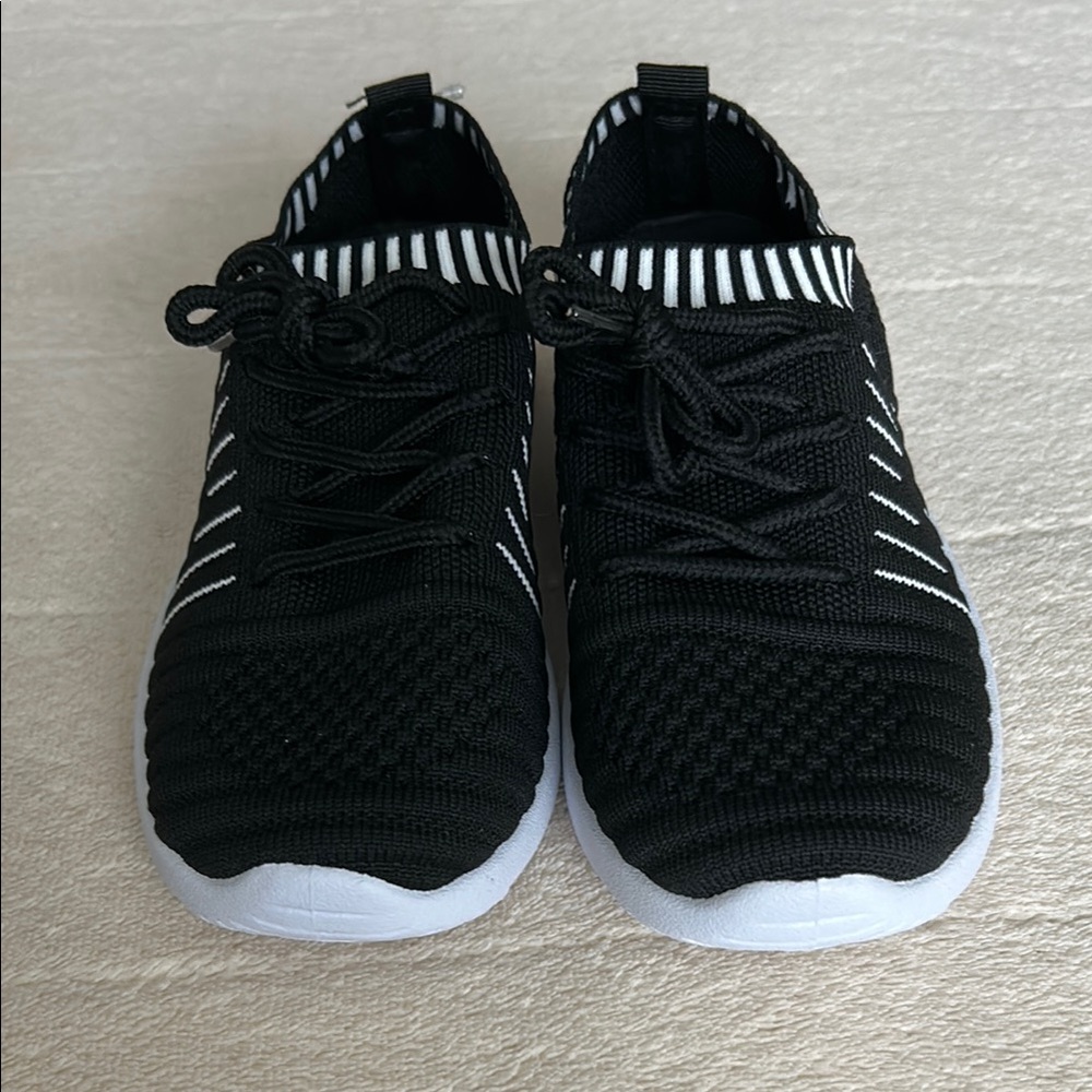 Kids Black and White Sneakers